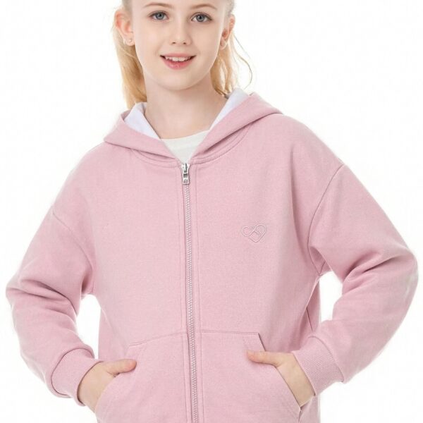 Girls' Lightweight Zip-Up Hoodie CJ2056