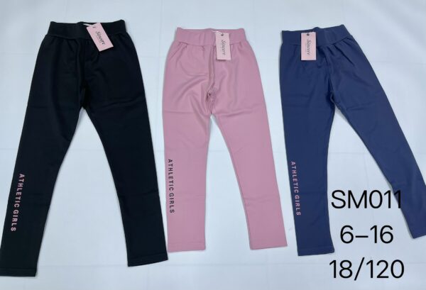 Girls' Brushed Pants SM011