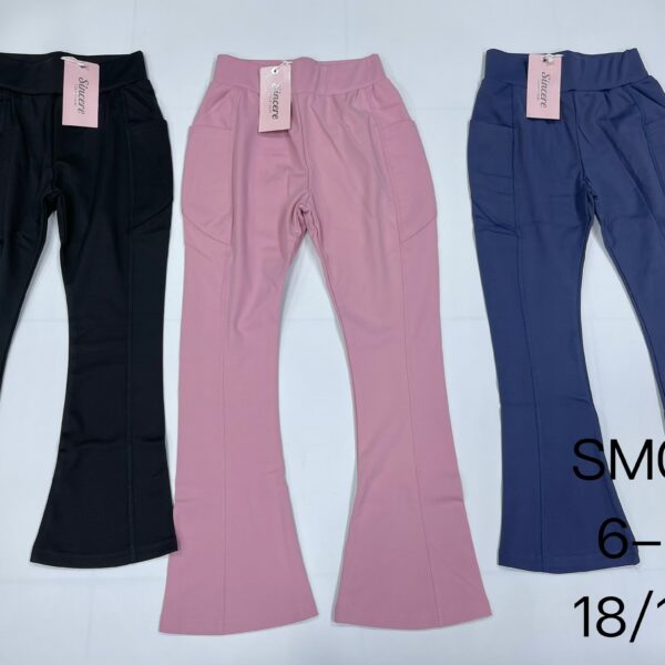 SM013 Girls' Brushed Pants SM013