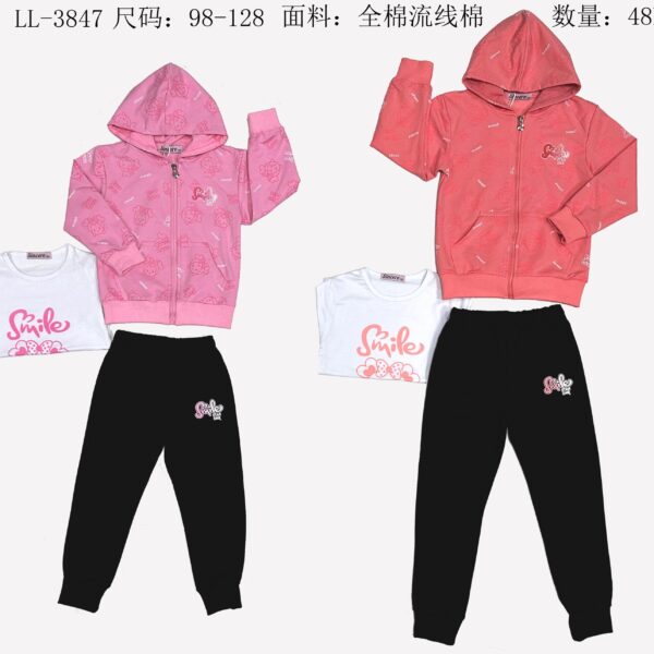 LL3847 Girls' 3-Piece Set LL3847