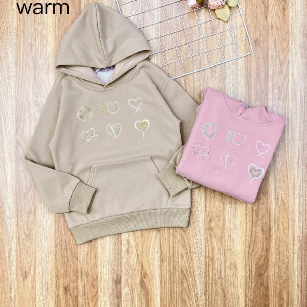 CJ1980 Girls' Warm Hoodie CJ1980